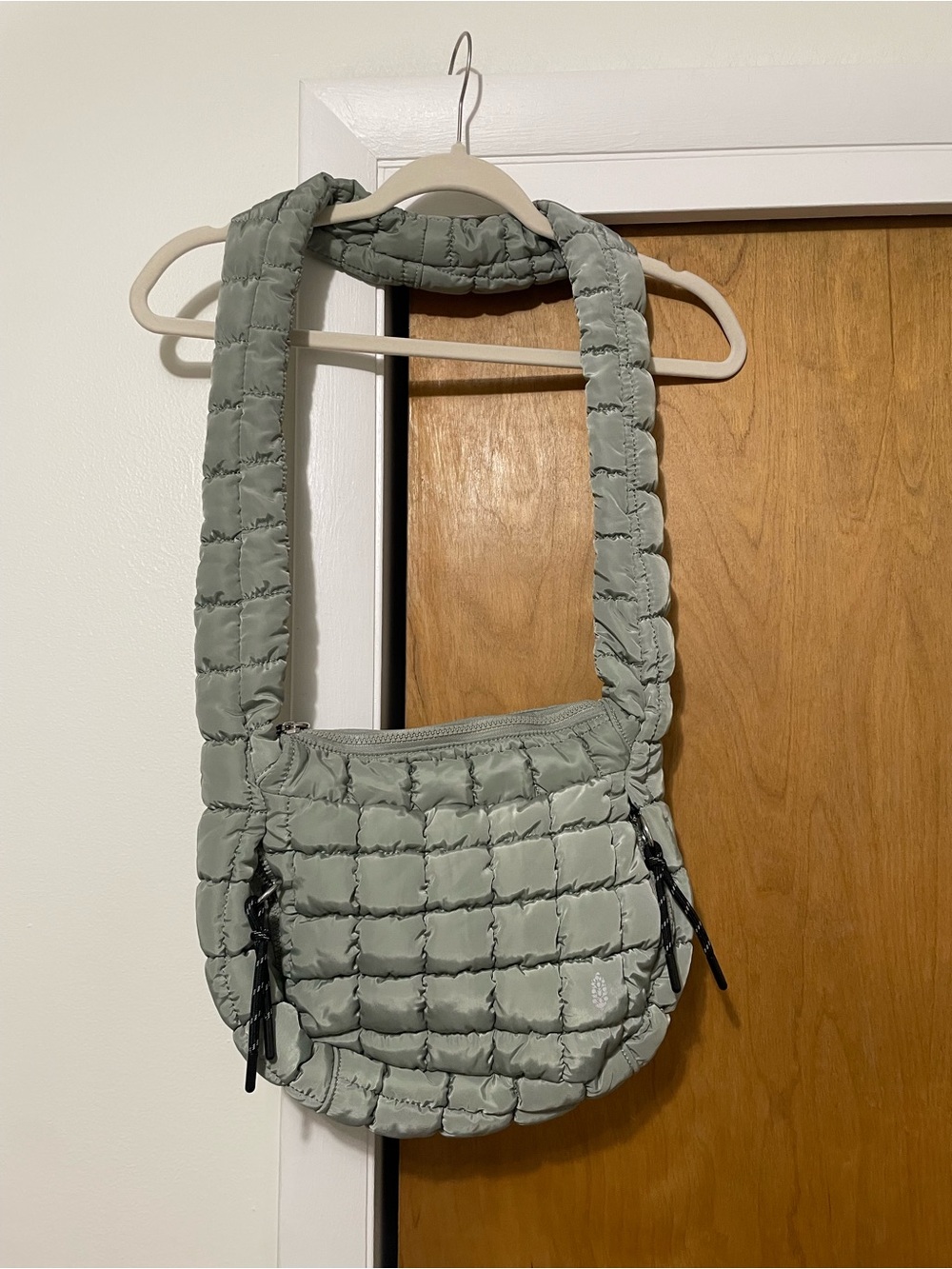 FP Movement Quilted Baby Caryall Sling Bag, Stone Sage, NWOT - Picture 2 of 11
